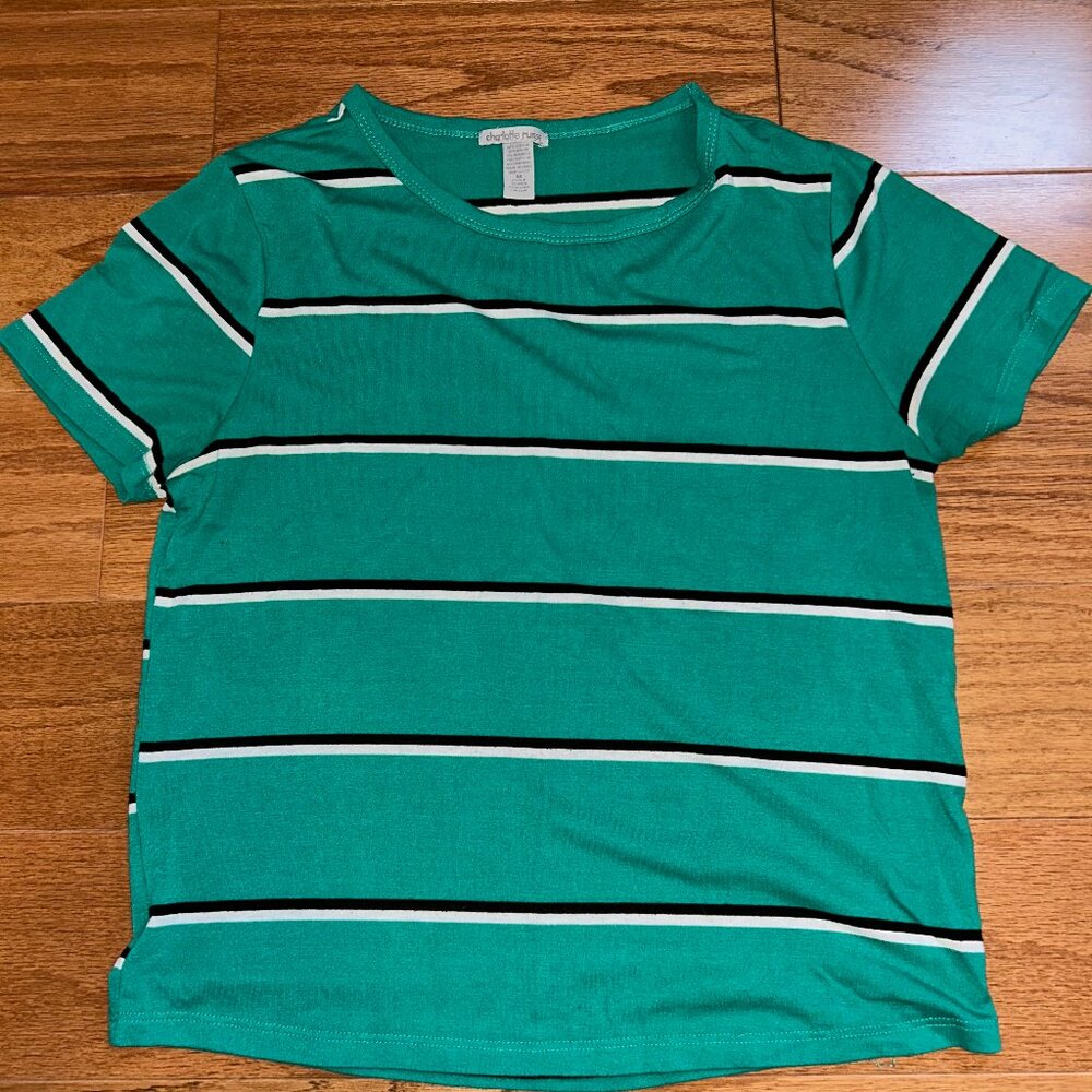 Striped Green Top
